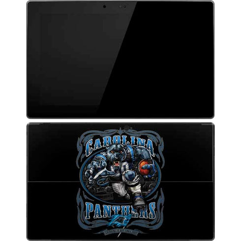 Liquid Blue NFL Carolina Panthers Running Back Surface Pro Tablet Skin